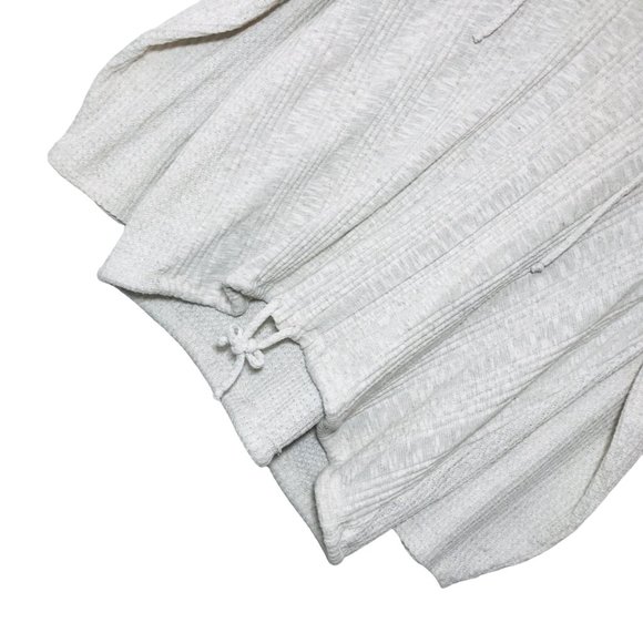 SUNDAY Linen Blend Mix Knit Hoodie Pullover Sweatshirt Size 2X - Picture 2 of 7